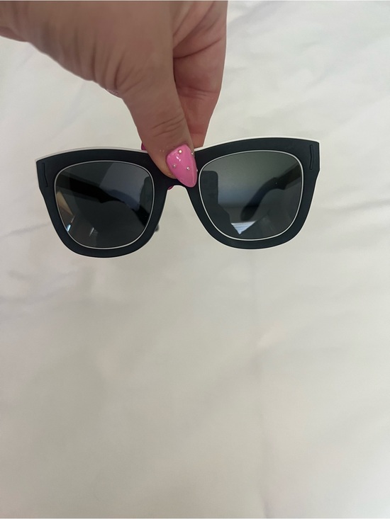 Givenchy Black and White Square Designer Sunglasses main image 4